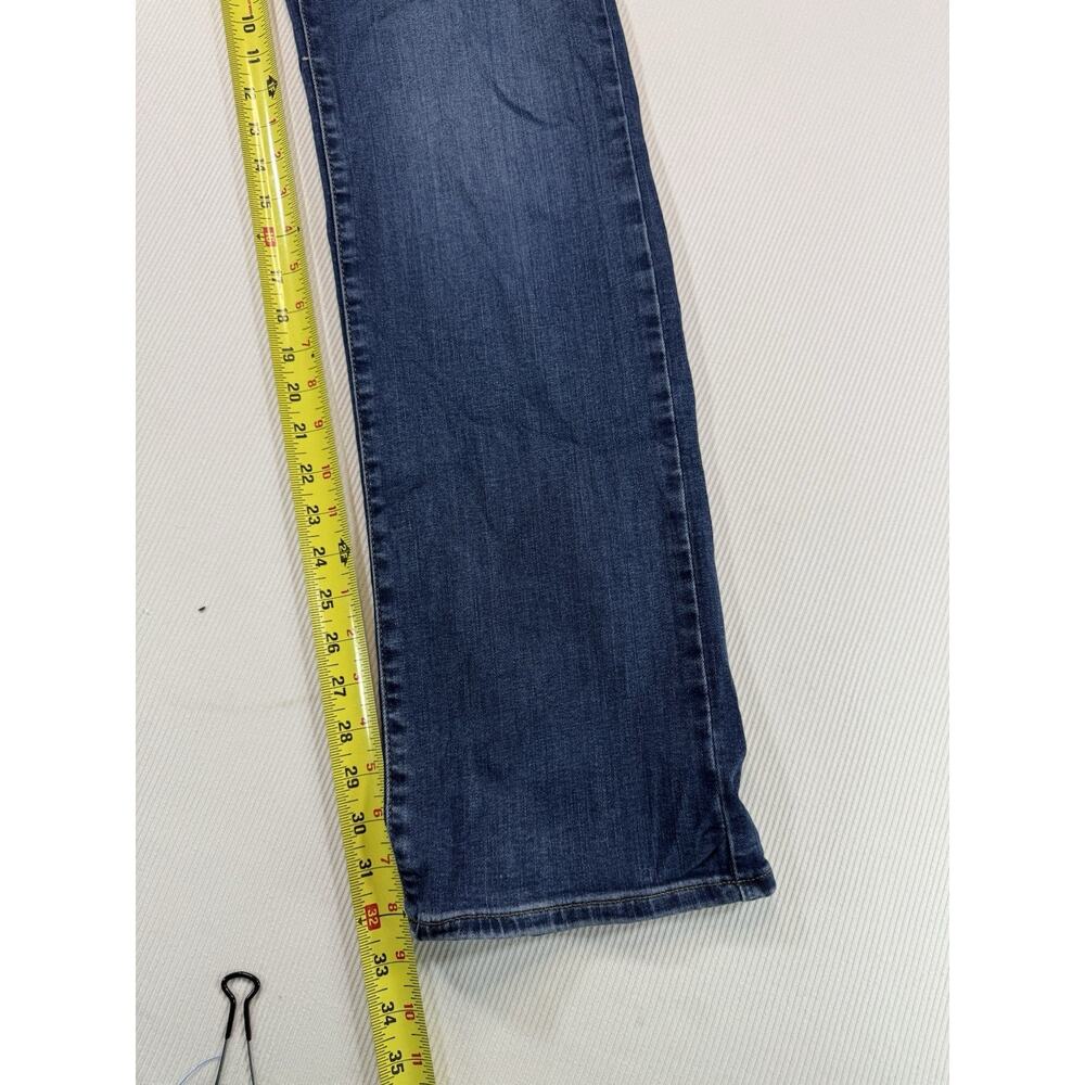 NYDJ Marilyn Straight Jeans Womens 12 Lift Tuck Dark Wash Stretch Denim - Picture 5 of 8